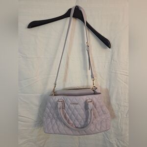 Vera Bradley Quilted Shoulder Bag in Light Lilac